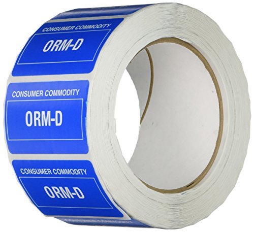 Опаковъчни етикети за доставка TapeCase ORM D, синя - 50 за опаковка на (1 опаковка)