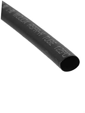 X-DREE 3,3 метра в диаметър 6 мм В съотношение 2: 1 Свиване тръба Тръба Черна 35 броя (3,3 метра в диаметър 6