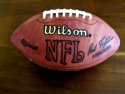 Ню Йорк Джайентс 1980-те Карсън Банкс Морис Мартин Подписа Автофутбол Jsa Loa - Футболни топки с автографи