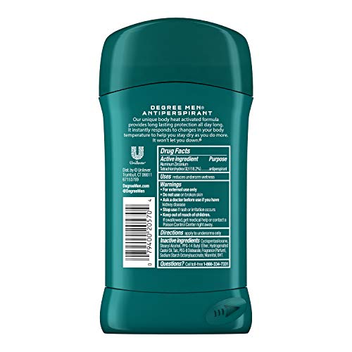 Степента на Мъжки Дезодорант-Стик против изпотяване Cool Comfort 48-Часова Защита Не Дразни 2,7 унции (опаковка