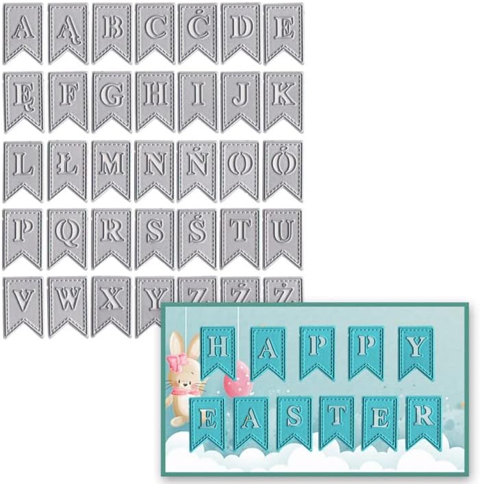 Печати с Азбука Hing за производство на пощенски Картички, през Пролетта Бала Флаг Кмета, Буква За Рязане на Щанци за