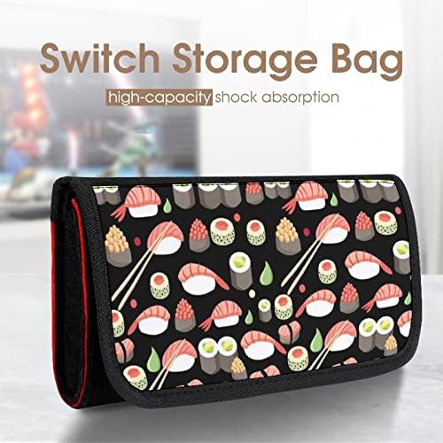 Японската Кухня, Суши Калъф за Носене Switch Преносима Игрова Конзола Чанта За Съхранение на Притежателя, със