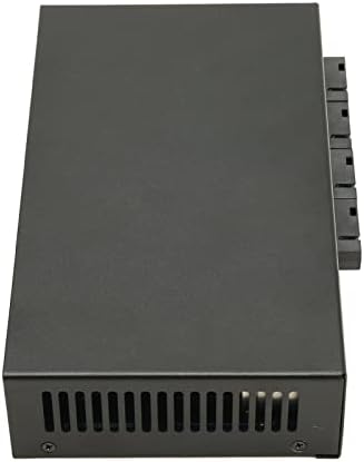 Комутатор TOPINCN Gigabit Ethernet с led индикатор Fast Ethernet Switch Autoneg 12 Пристанища за семейство (штепсельная щепсел