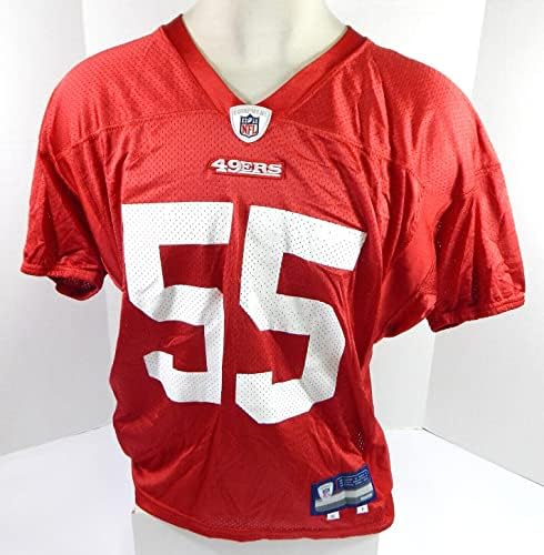 2011 San Francisco 49ers Ahmad Brooks 55 Освободени от Червената Обучение фланелка XL 6 - Използваните тениски