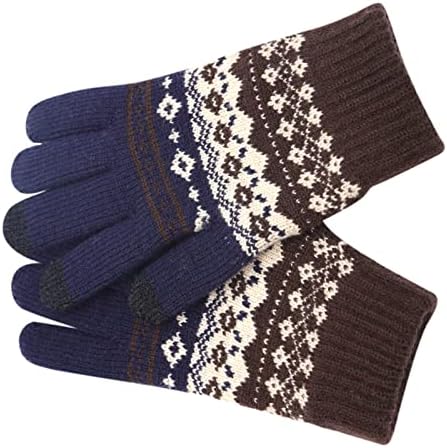 Ръкавици за възрастни, Топли Творчески дамски ръкавици с телевизор и мода ръкавици за мобилен телефон, Мъжки Възли Зимни